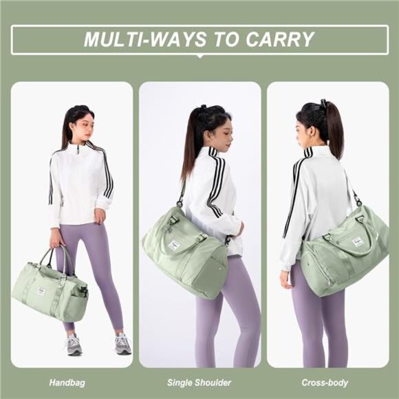 Weekender Duffel Bags for Women Men, Travel Totes Bag for Airplane, Cute Sports - Picture 3 of 7